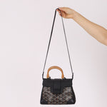Goyard Black Mini Goyardine Saigon - FashioNica
