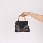 Goyard Black Mini Goyardine Saigon - FashioNica