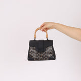 Goyard Black Mini Goyardine Saigon - FashioNica