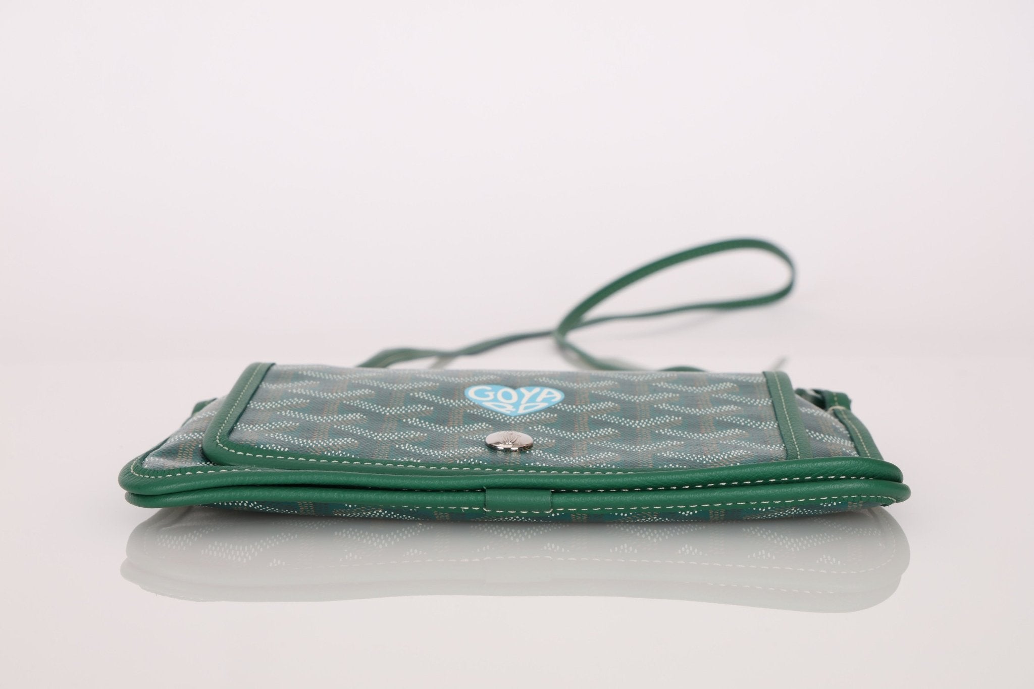 Goyard Goyardine Heart Plumet Pocket Wallet Clutch - FashioNica