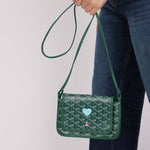 Goyard Goyardine Heart Plumet Pocket Wallet Clutch - FashioNica