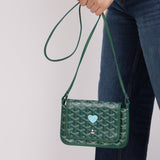 Goyard Goyardine Heart Plumet Pocket Wallet Clutch - FashioNica