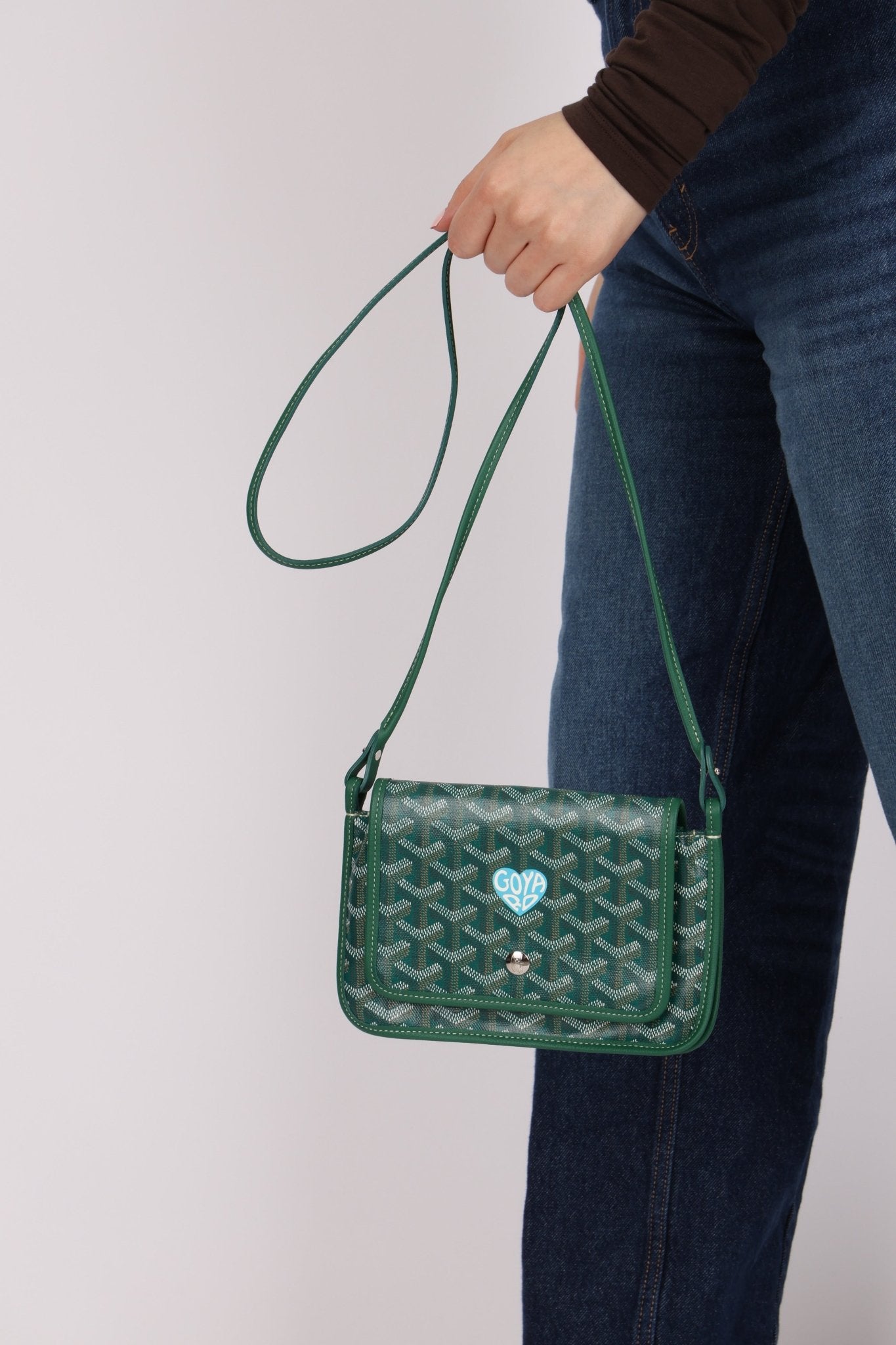 Goyard Goyardine Heart Plumet Pocket Wallet Clutch - FashioNica