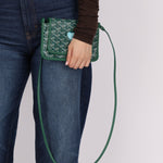 Goyard Goyardine Heart Plumet Pocket Wallet Clutch - FashioNica