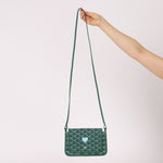 Goyard Goyardine Heart Plumet Pocket Wallet Clutch - FashioNica