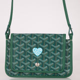 Goyard Goyardine Heart Plumet Pocket Wallet Clutch - FashioNica