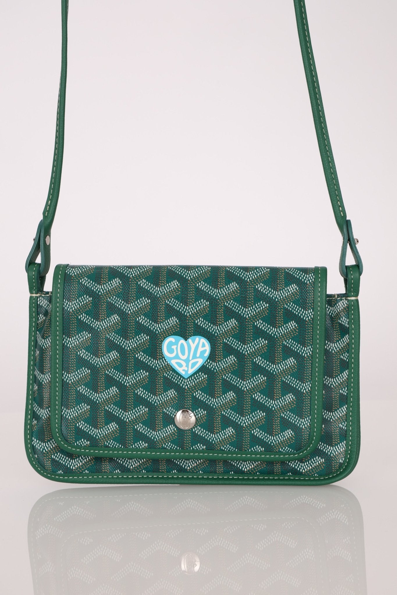 Goyard Goyardine Heart Plumet Pocket Wallet Clutch - FashioNica