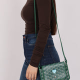 Goyard Goyardine Heart Plumet Pocket Wallet Clutch - FashioNica