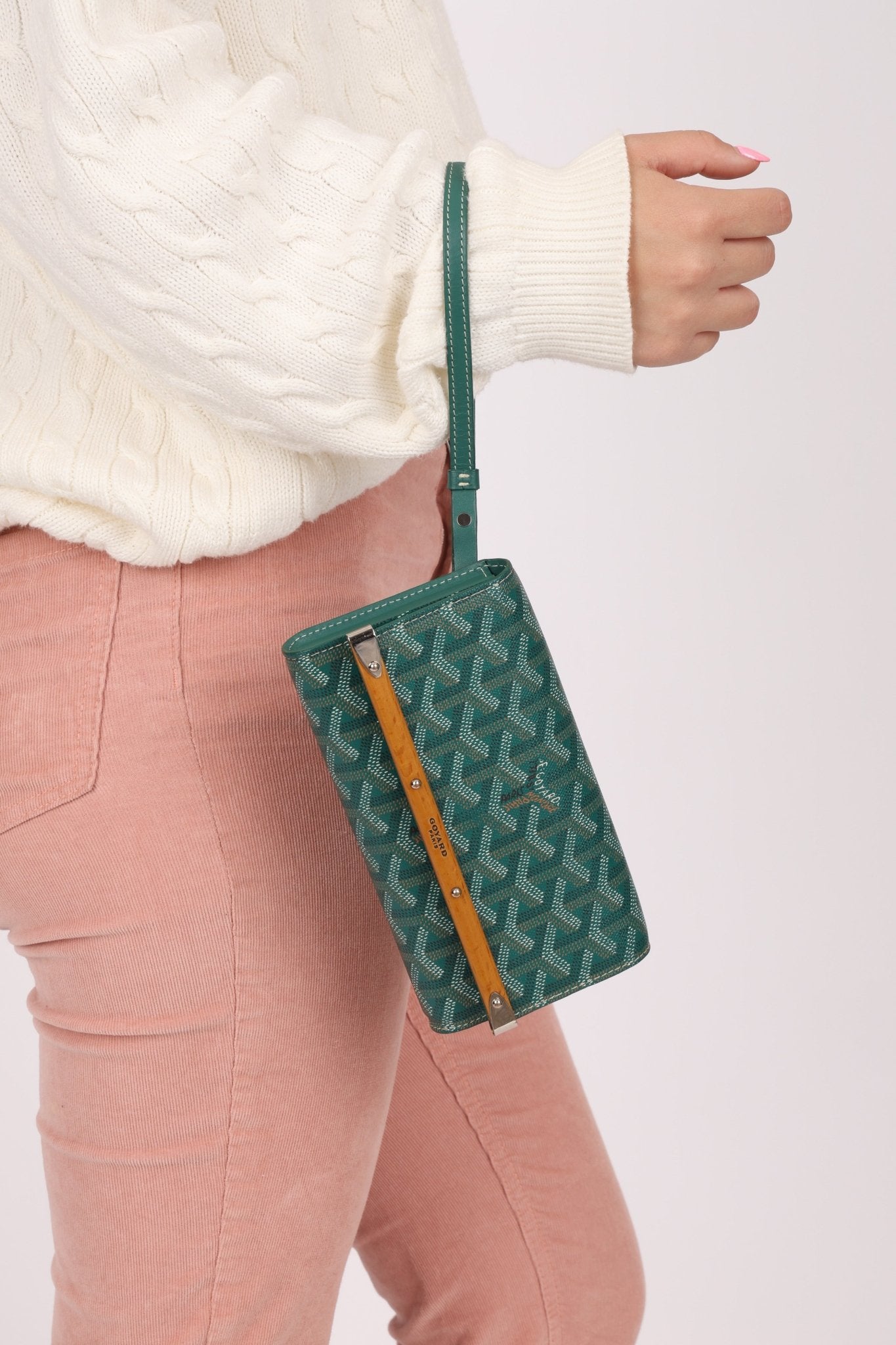 Goyard Goyardine Monte Carlo Mini Phone Case w/ Wristlet - FashioNica