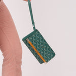 Goyard Goyardine Monte Carlo Mini Phone Case w/ Wristlet - FashioNica