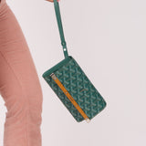 Goyard Goyardine Monte Carlo Mini Phone Case w/ Wristlet - FashioNica