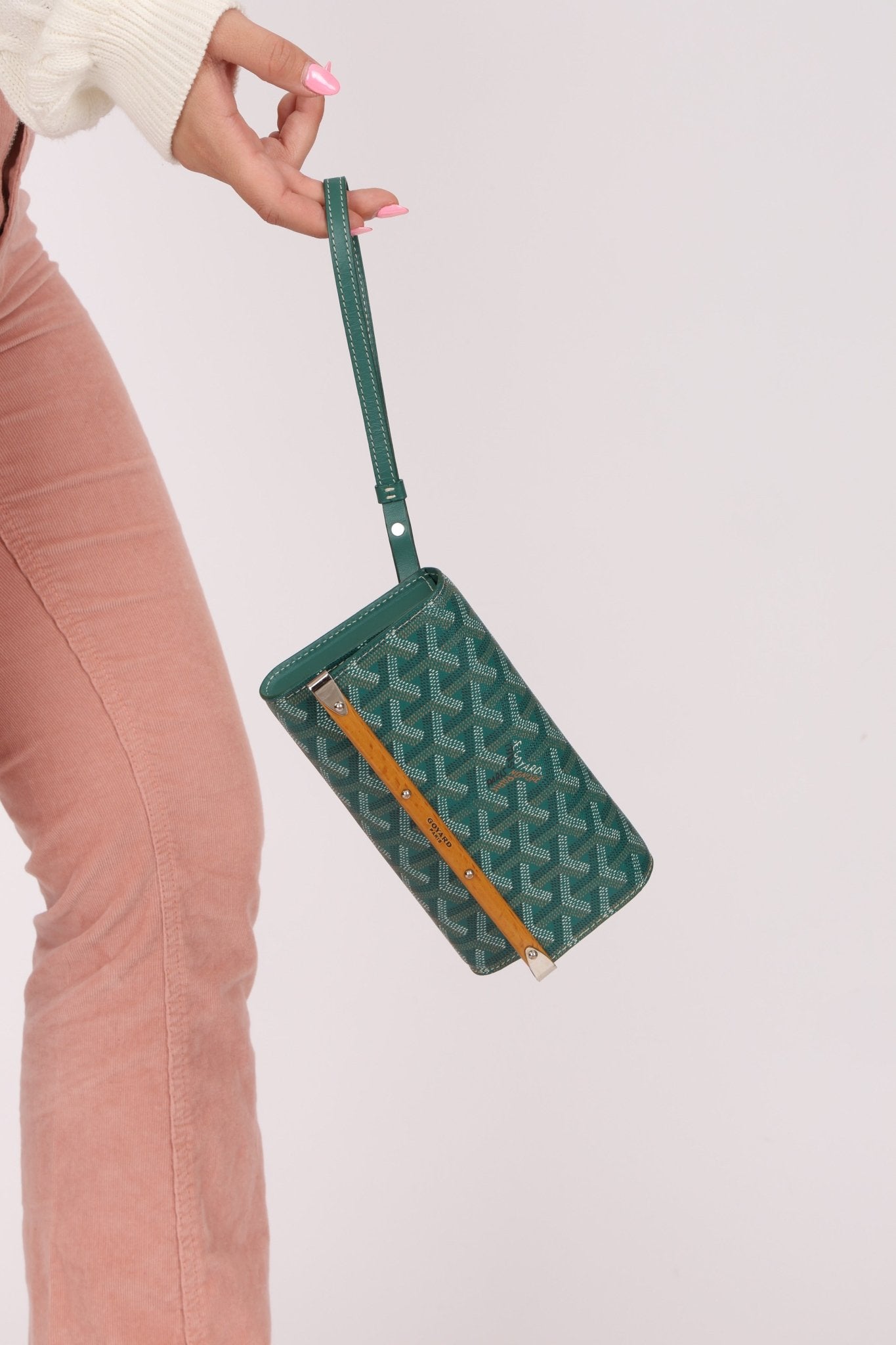 Goyard Goyardine Monte Carlo Mini Phone Case w/ Wristlet - FashioNica