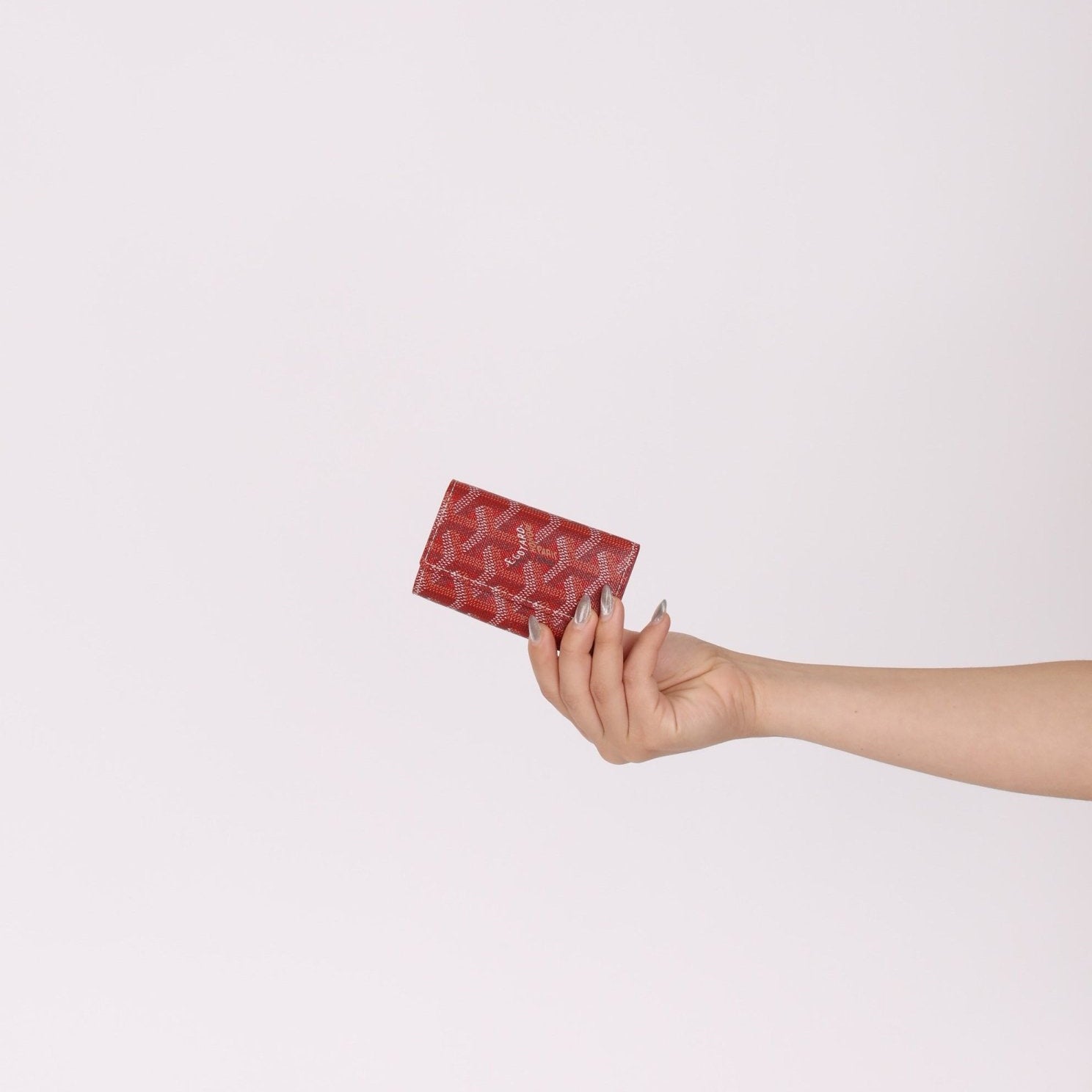 Goyard Goyardine Red Key Holder - FashioNica