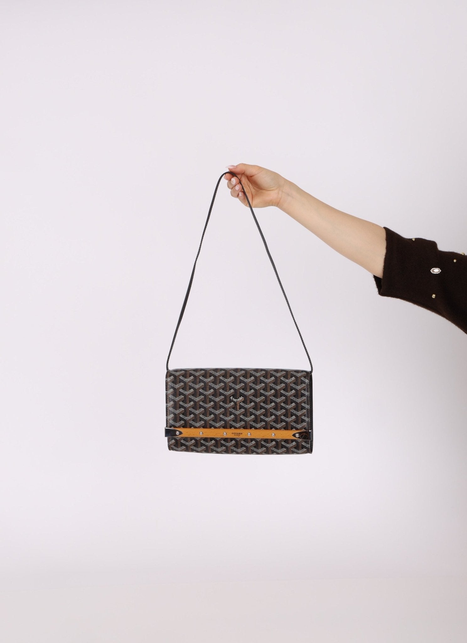 Goyard Monte Carlo Clutch MM with Strap - FashioNica