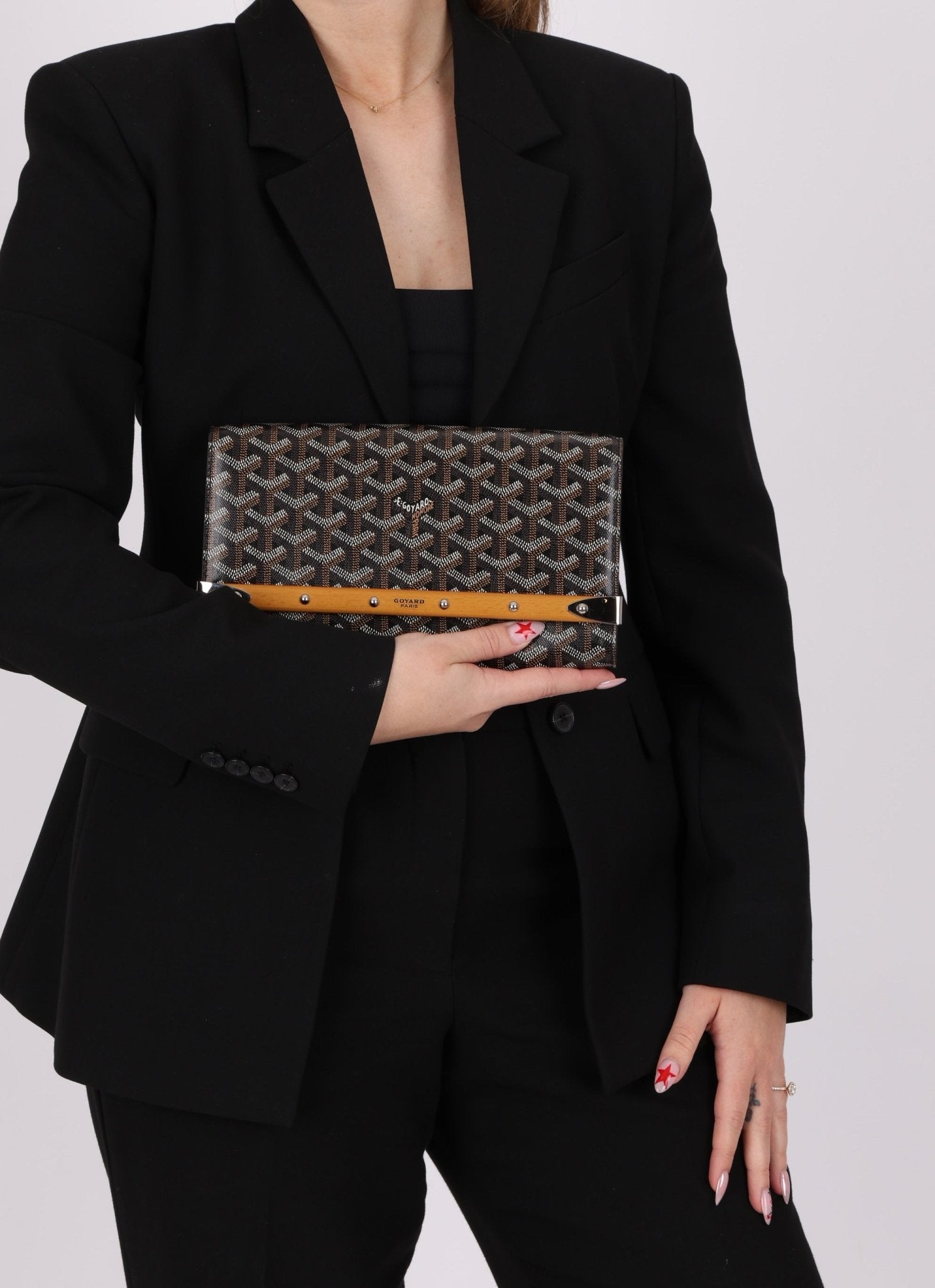 Goyard Monte Carlo Clutch MM with Strap - FashioNica
