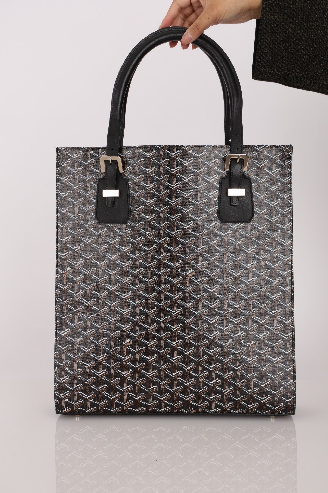 Goyard Noir Goyardine Comores Tote - FashioNica