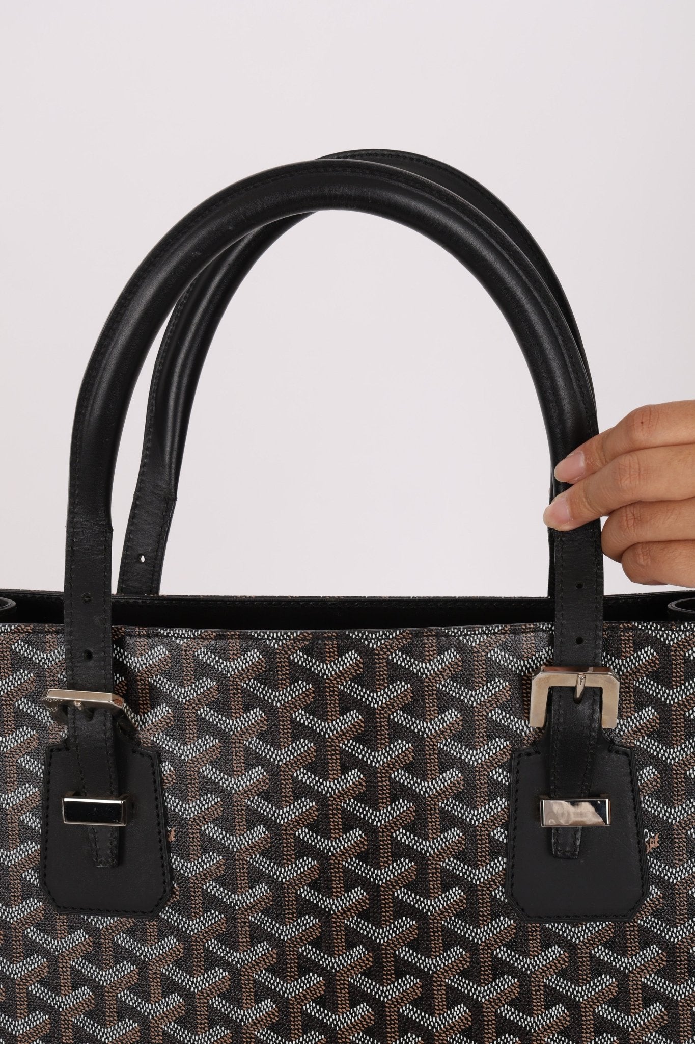 Goyard Noir Goyardine Comores Tote - FashioNica