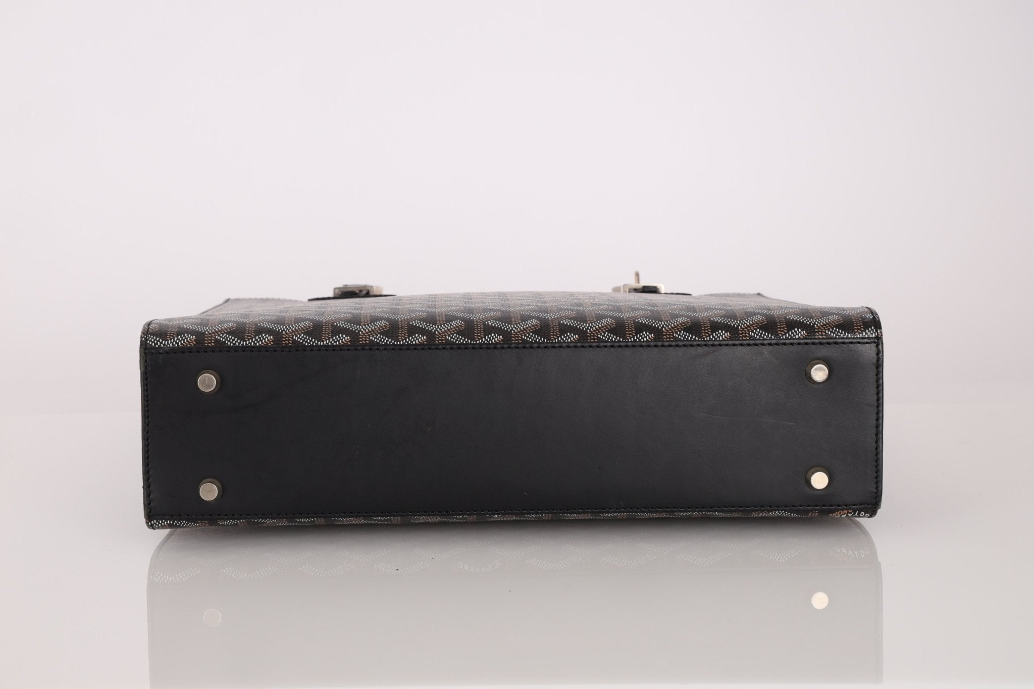 Goyard Noir Goyardine Comores Tote - FashioNica