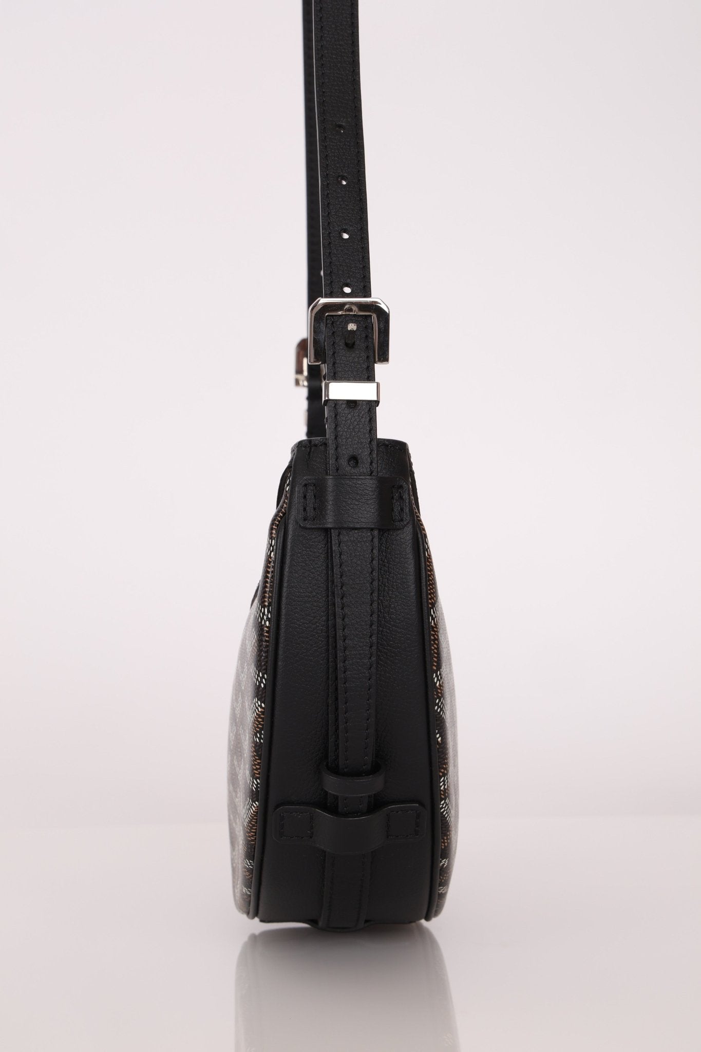 Goyard Noir Goyardine Hirondelle Crossbody - FashioNica