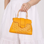Goyard Yellow Goyardine Mini Saigon - FashioNica