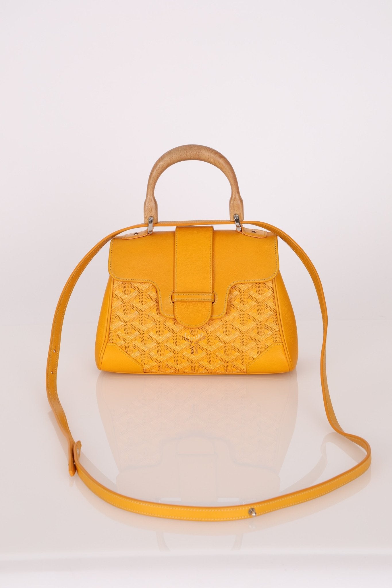 Goyard Yellow Goyardine Mini Saigon - FashioNica