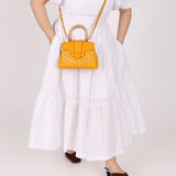Goyard Yellow Goyardine Mini Saigon - FashioNica