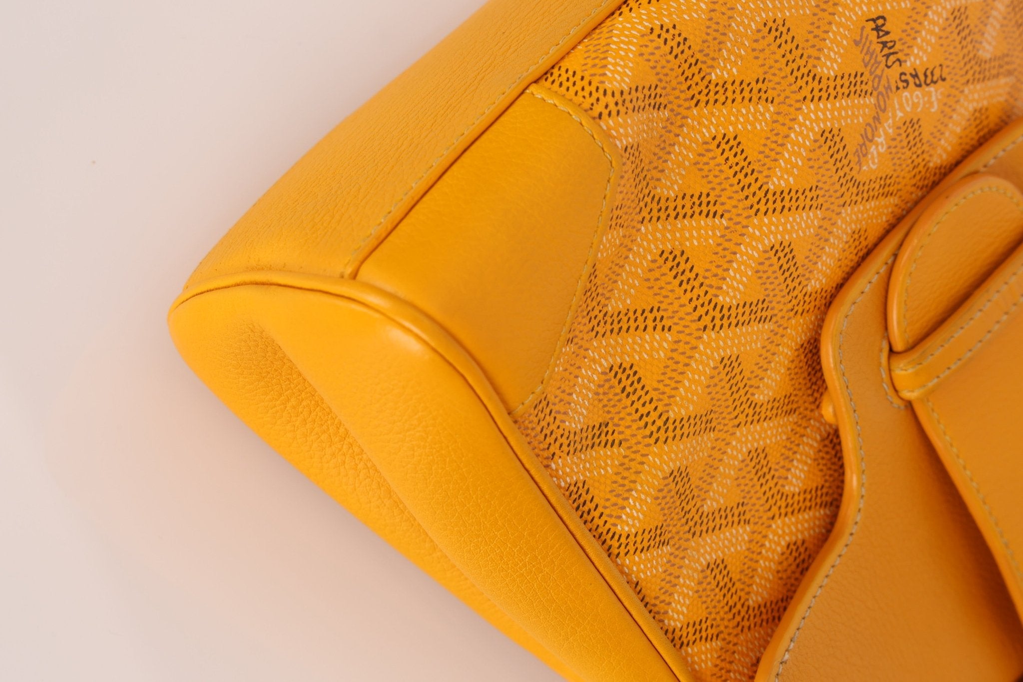 Goyard Yellow Goyardine Mini Saigon - FashioNica