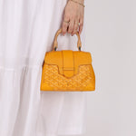 Goyard Yellow Goyardine Mini Saigon - FashioNica