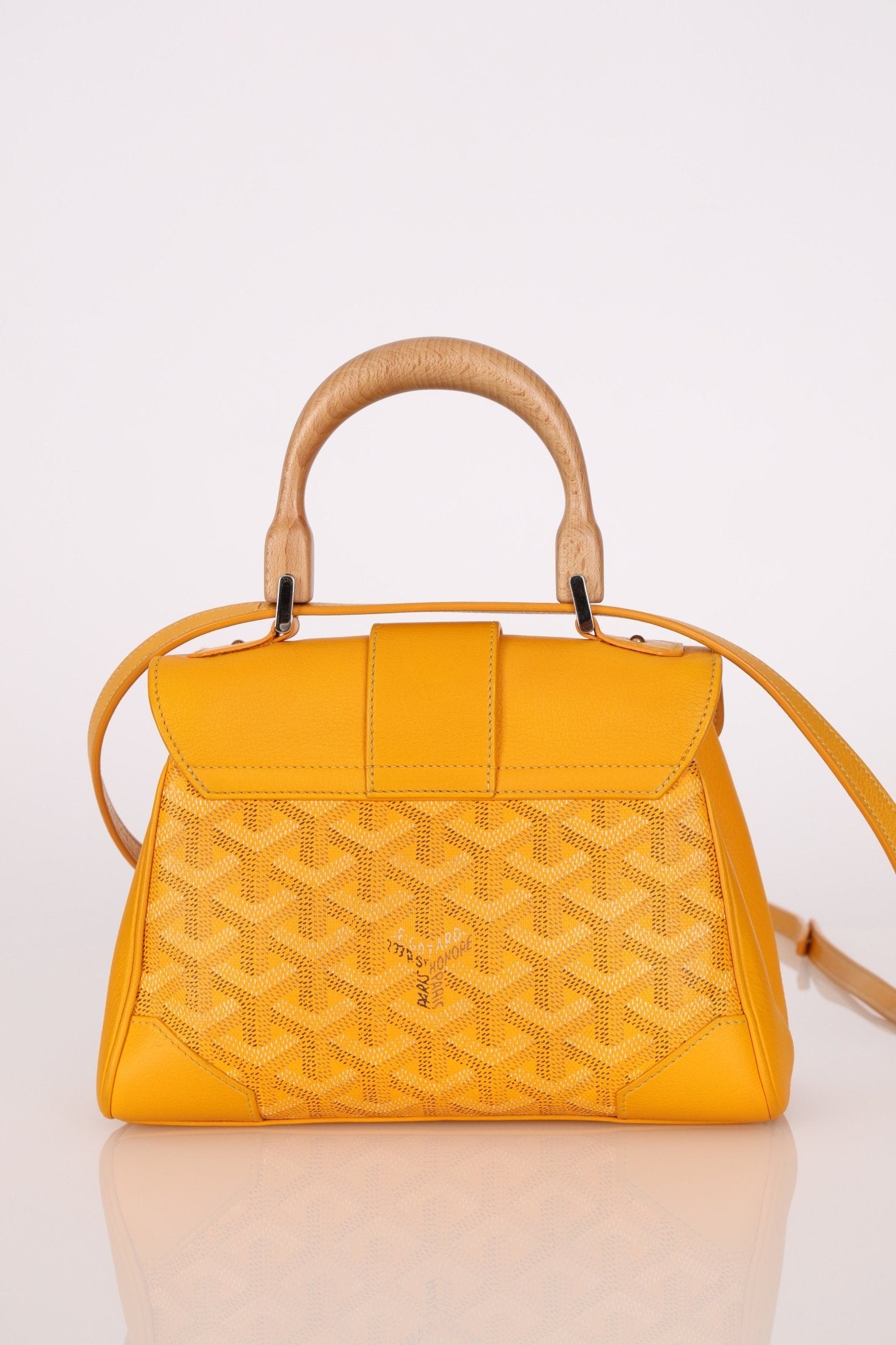 Goyard Yellow Goyardine Mini Saigon - FashioNica
