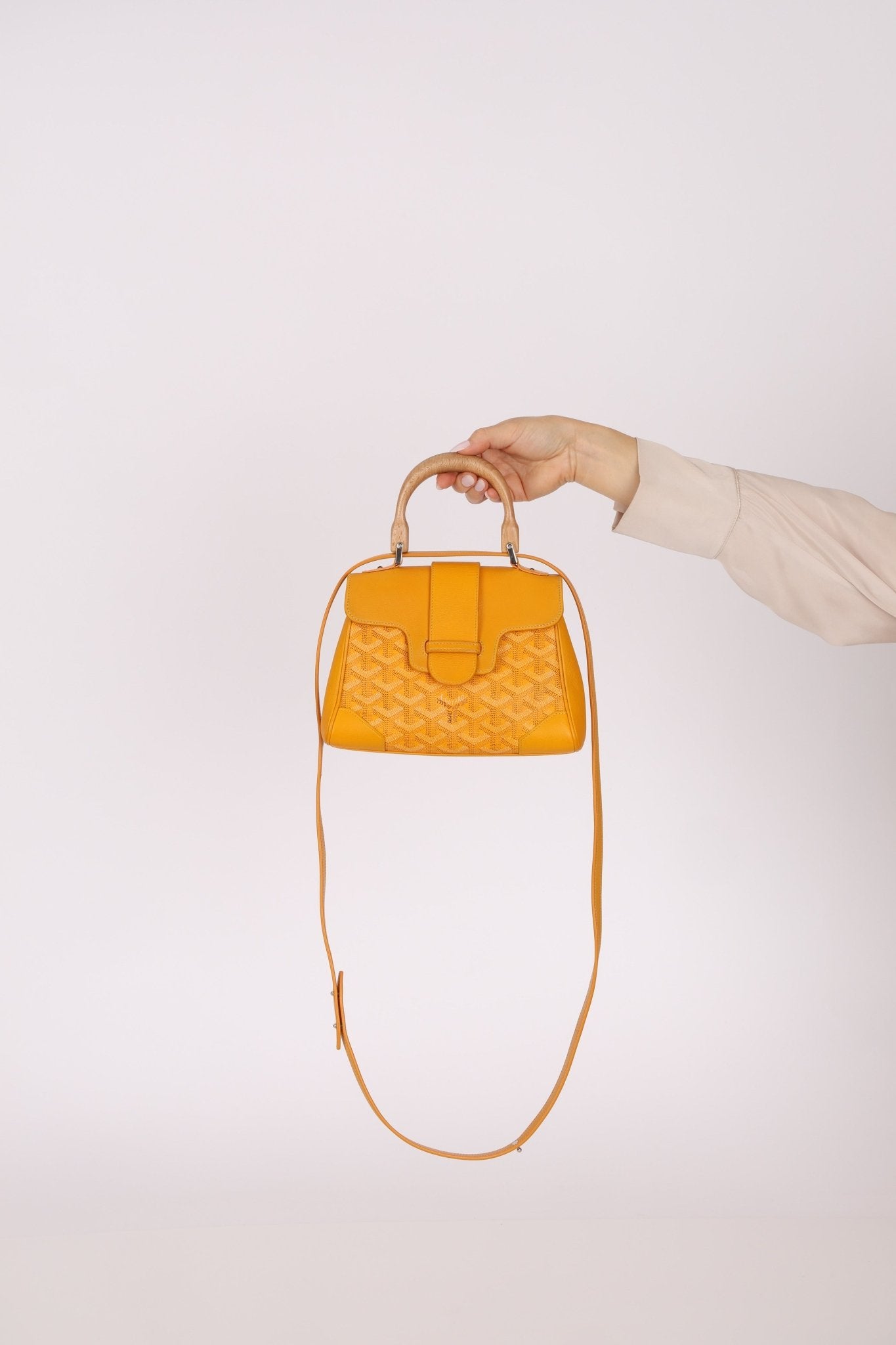 Goyard Yellow Goyardine Mini Saigon - FashioNica