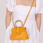 Goyard Yellow Goyardine Mini Saigon - FashioNica
