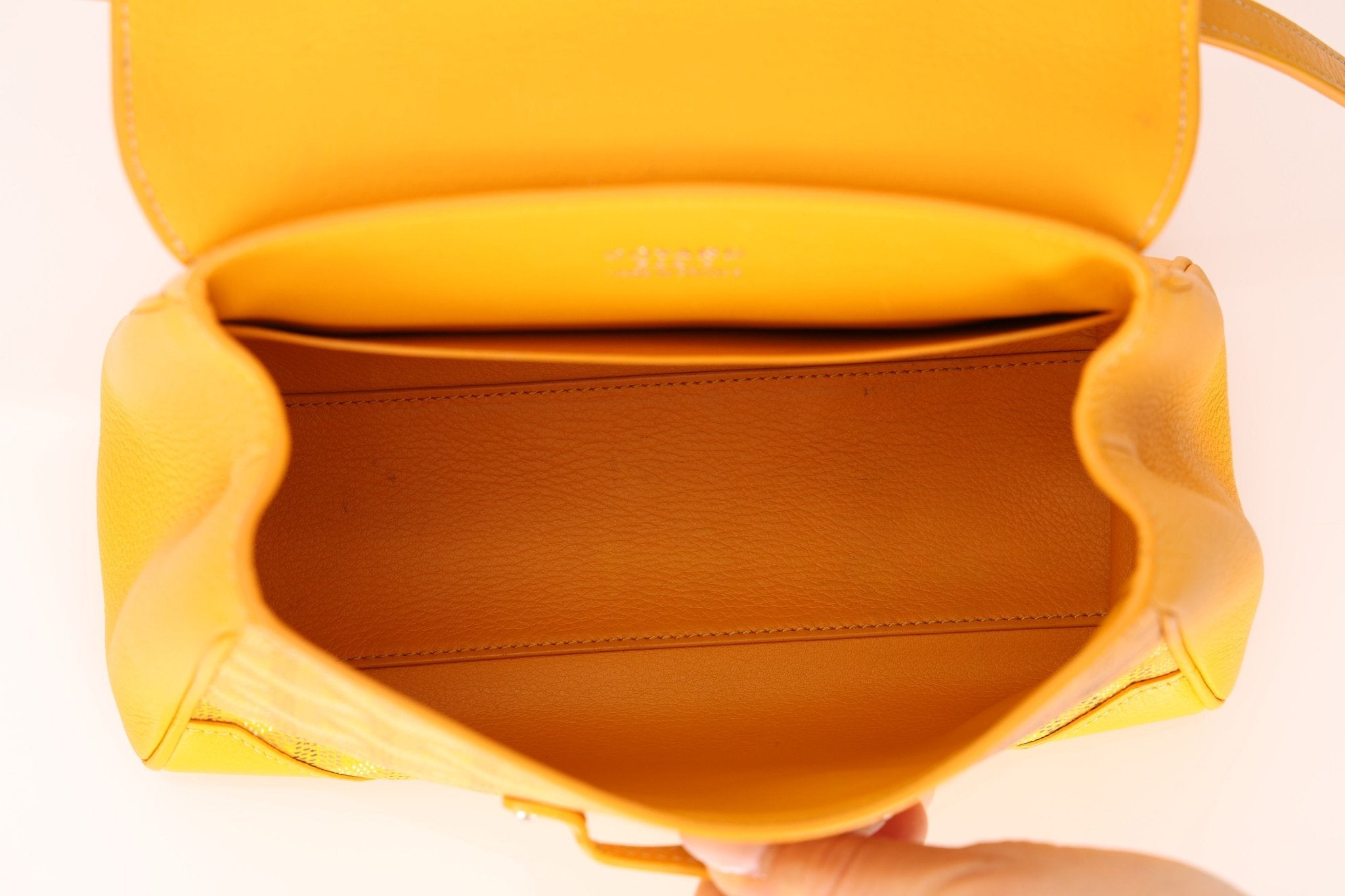 Goyard Yellow Goyardine Mini Saigon - FashioNica