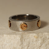 Gucci 18K Gold & Silver Combi Ring - FashioNica
