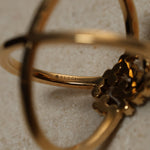 Gucci 18K YG Diamond GG Running Ring - FashioNica