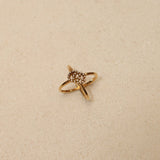 Gucci 18K YG Diamond GG Running Ring - FashioNica