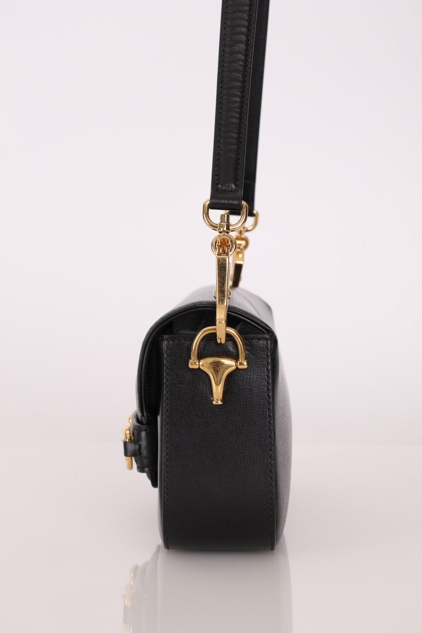 Gucci 1955 Horsebit East/West Boxcalf Shoulder Bag - FashioNica