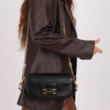 Gucci 1955 Horsebit East/West Boxcalf Shoulder Bag - FashioNica
