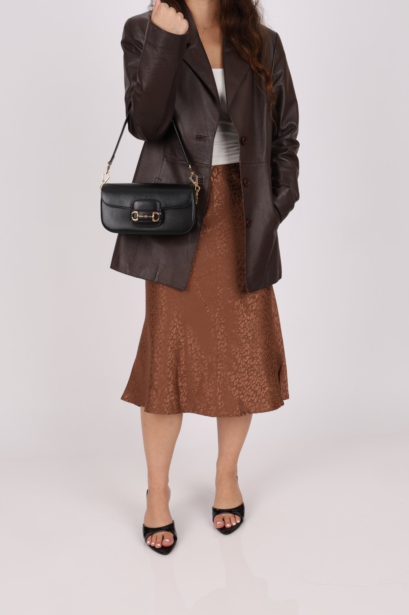 Gucci 1955 Horsebit East/West Boxcalf Shoulder Bag - FashioNica