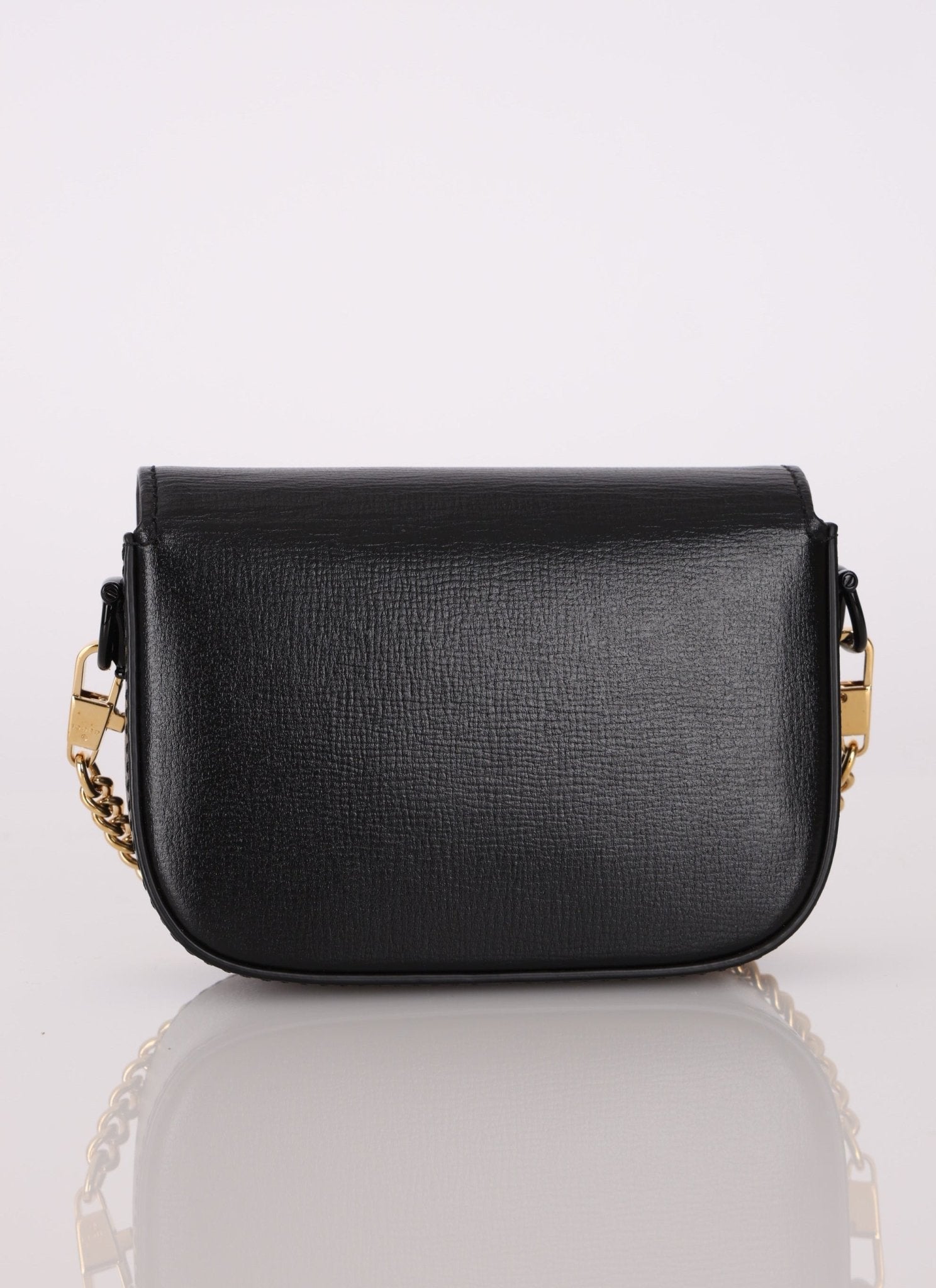 Gucci 1955 Horsebit So Black Super Mini Bag - FashioNica