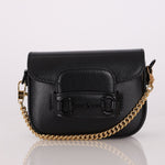 Gucci 1955 Horsebit So Black Super Mini Bag - FashioNica