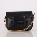 Gucci 1955 Horsebit So Black Super Mini Bag - FashioNica