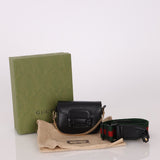 Gucci 1955 Horsebit So Black Super Mini Bag - FashioNica