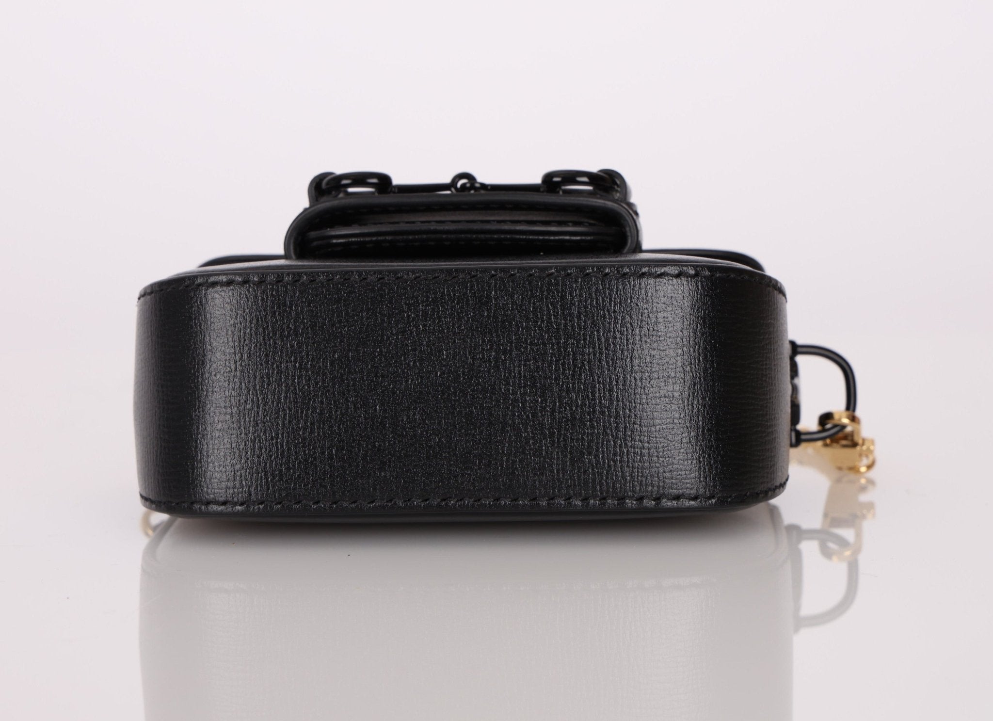Gucci 1955 Horsebit So Black Super Mini Bag - FashioNica