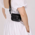 Gucci 1955 Horsebit So Black Super Mini Bag with Strap - FashioNica