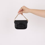 Gucci 1955 Horsebit So Black Super Mini Bag with Strap - FashioNica