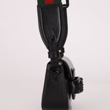 Gucci 1955 Horsebit So Black Super Mini Bag with Strap - FashioNica
