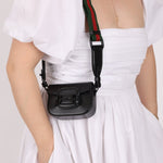 Gucci 1955 Horsebit So Black Super Mini Bag with Strap - FashioNica
