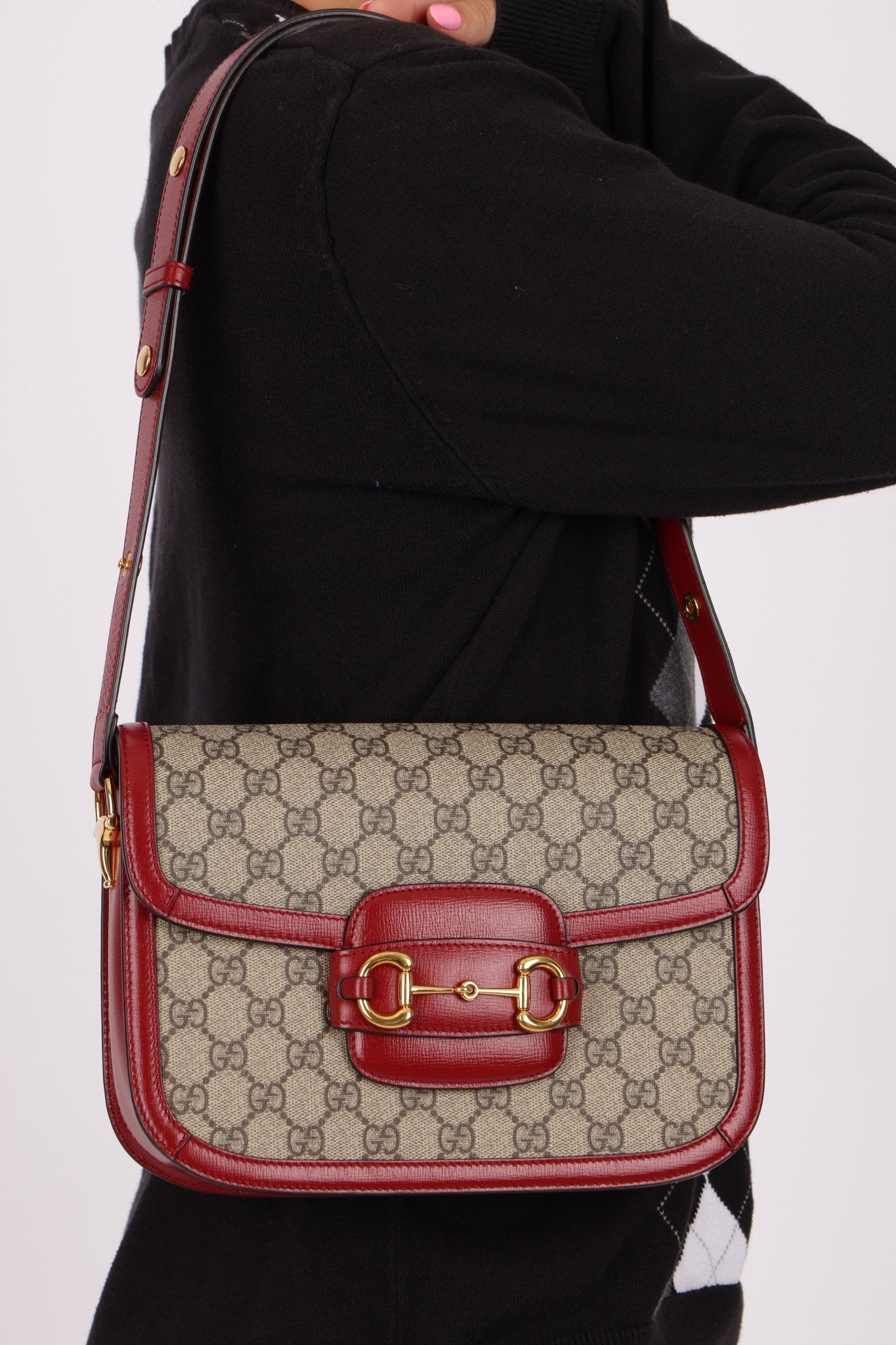 Gucci 1955 Medium Horsebit Shoulder Bag - FashioNica