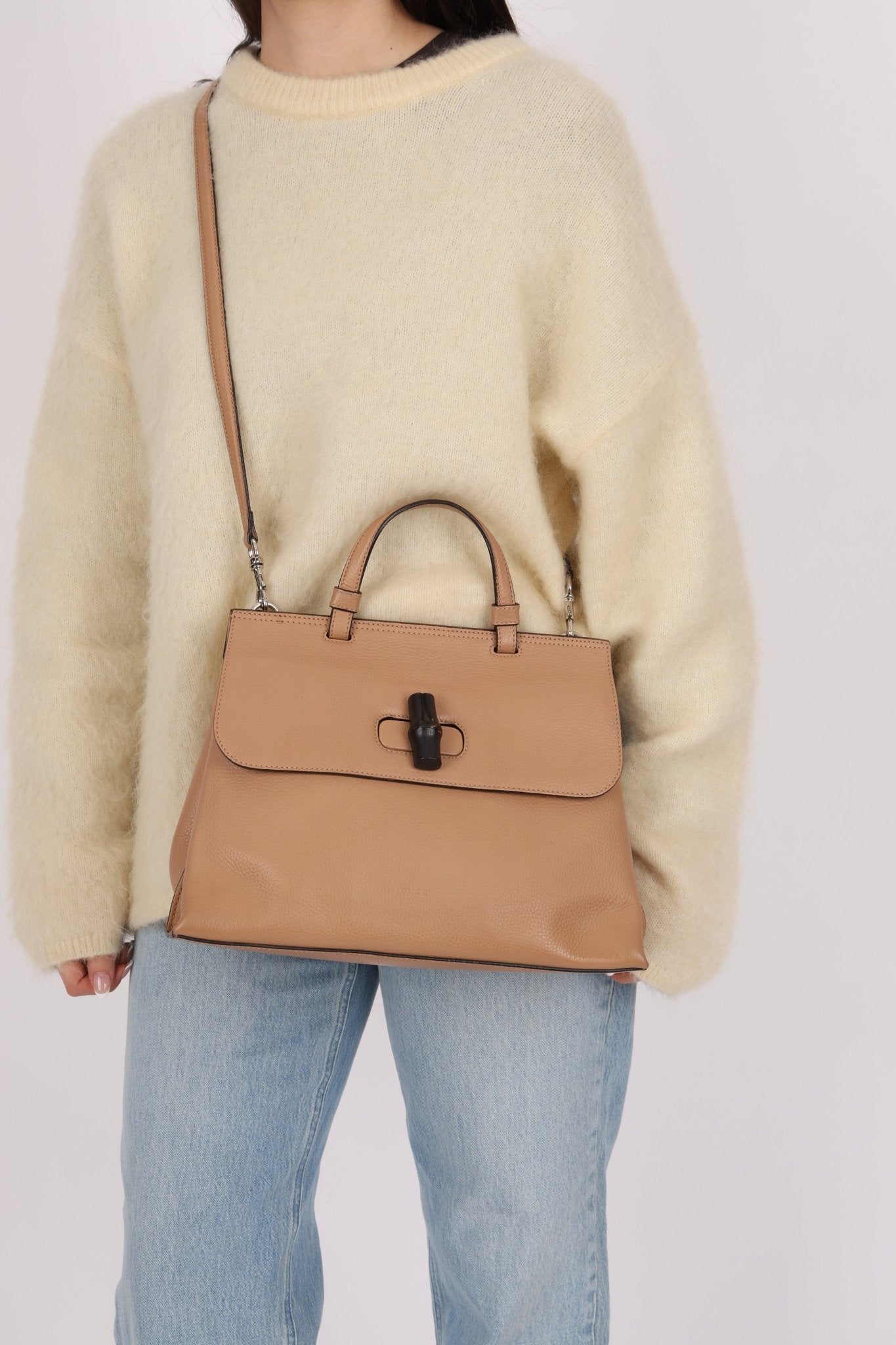 Gucci Bamboo Medium Kelly Bag - FashioNica