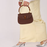 Gucci Bamboo Turnlock Small Top Handle - FashioNica